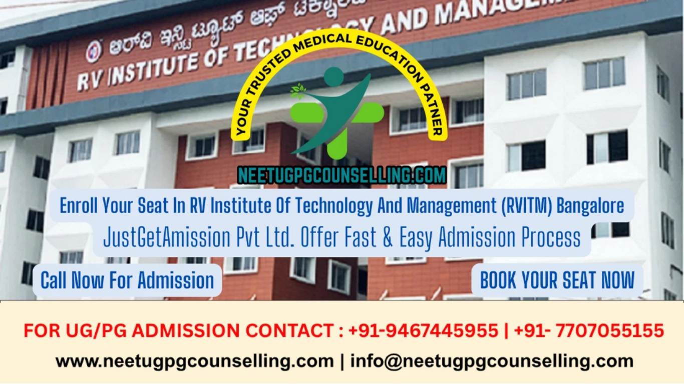 Direct Admission In RV Institute Of Technology And Management (RVITM) Bangalore